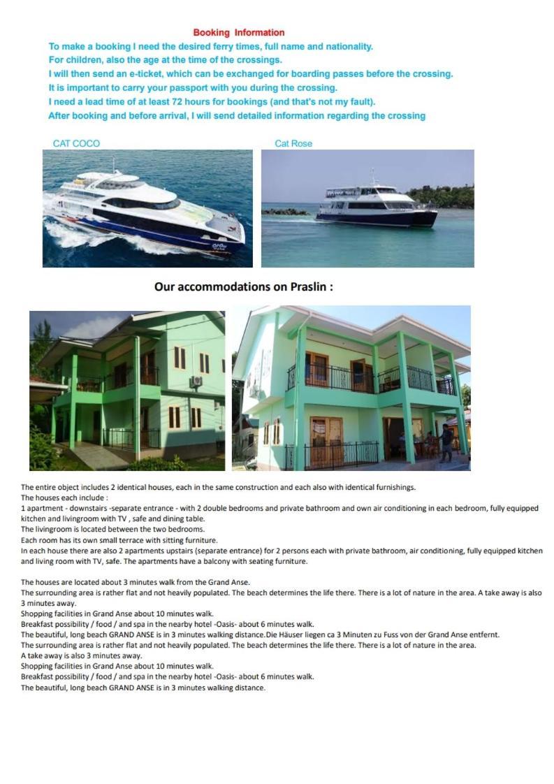 Josies Cottage Beau Vallon  Exterior foto